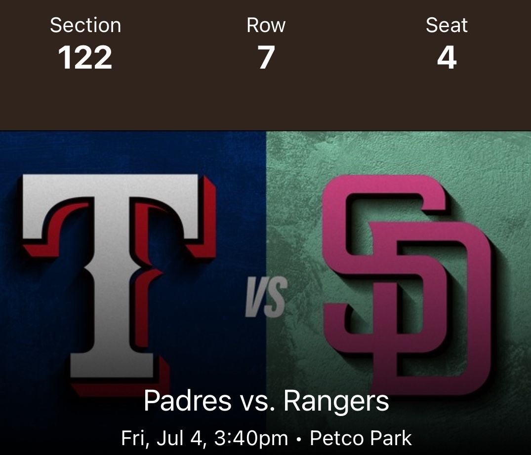 Padres Tickets