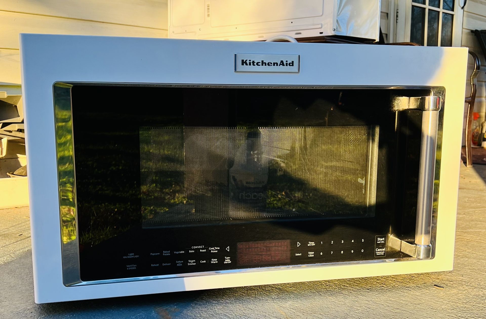 Very nice kitchenAid microwave everything work very Good only $200