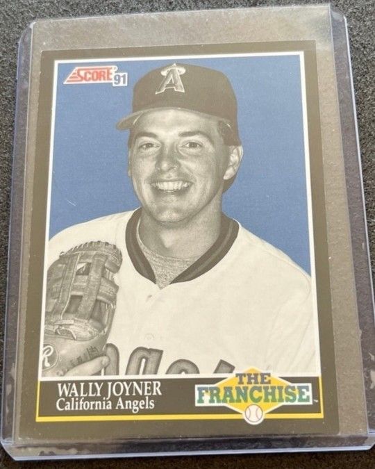 1991 Score The Franchise Wally Joyner #873 California Angels