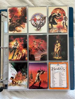 Boris Vallejo trading cards