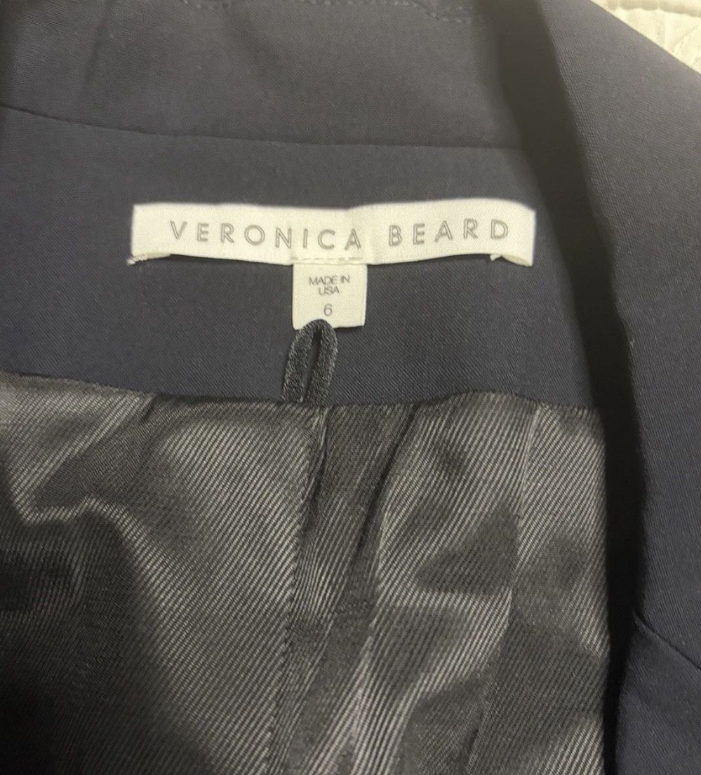 Veronica Beard Dickey Women's Blazer Navy Blue Size 6