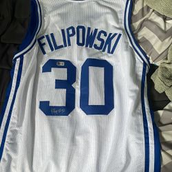 Kyle Filipowski Signed Duke Jersey 