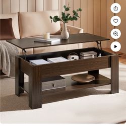 Wood Lift Up Coffee Table 