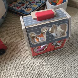 Melissa And Doug Shape Sorters And Alphabet Block Train