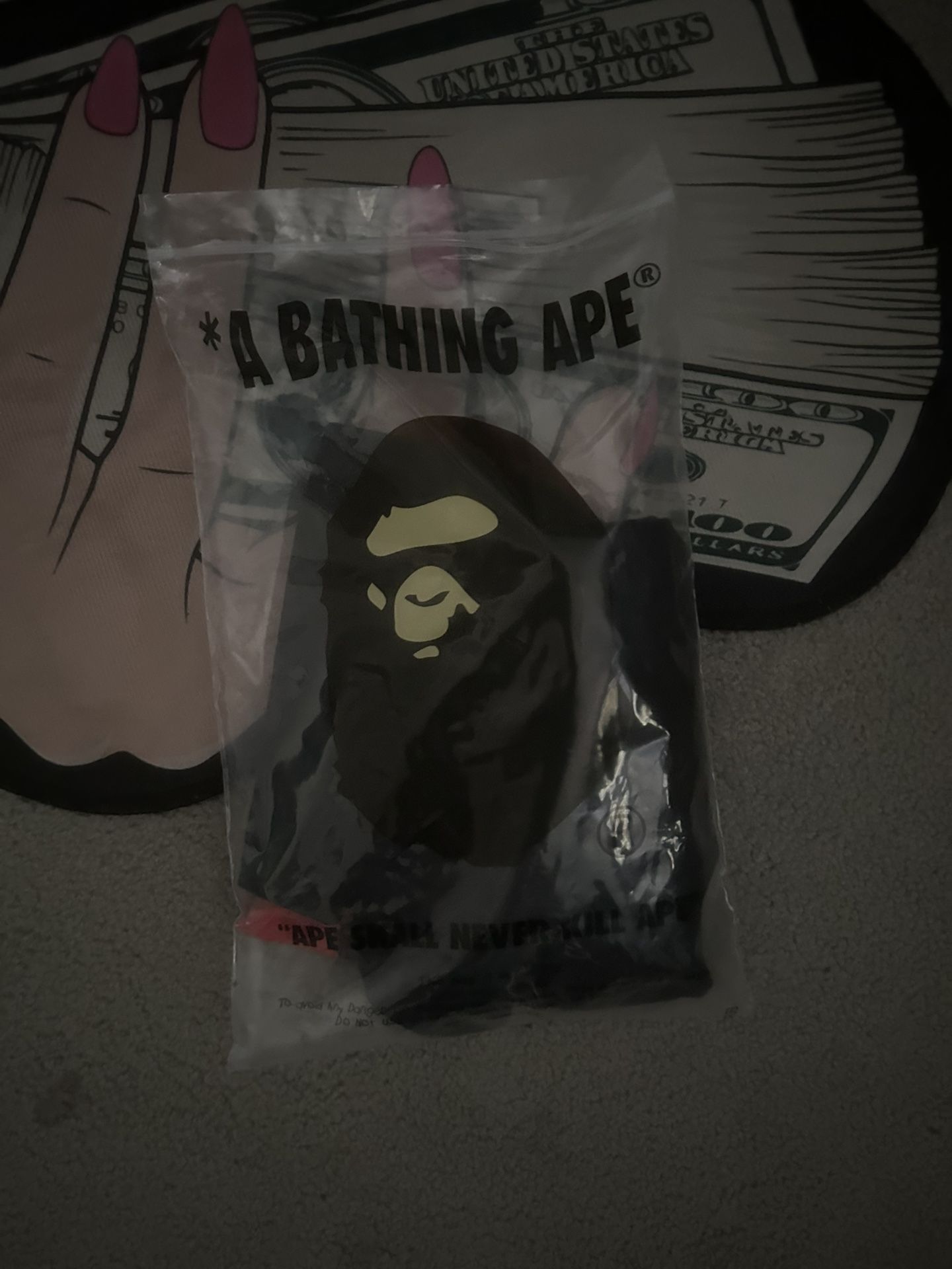 Black & Red Camo BAPE Streetwear Tee #BAPE