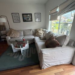 Pottery Barn L-Shaped couch