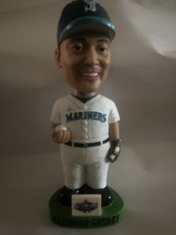 Kazuhiro Sasski Seattle Mariners Bobblehead by Bobble Dobble