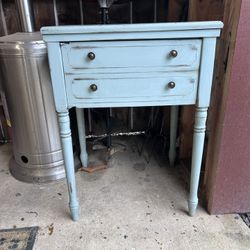 Small Light Blue Table/desk 
