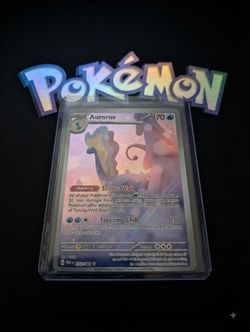 Aurorus Pokémon Trading Card Holo Rare