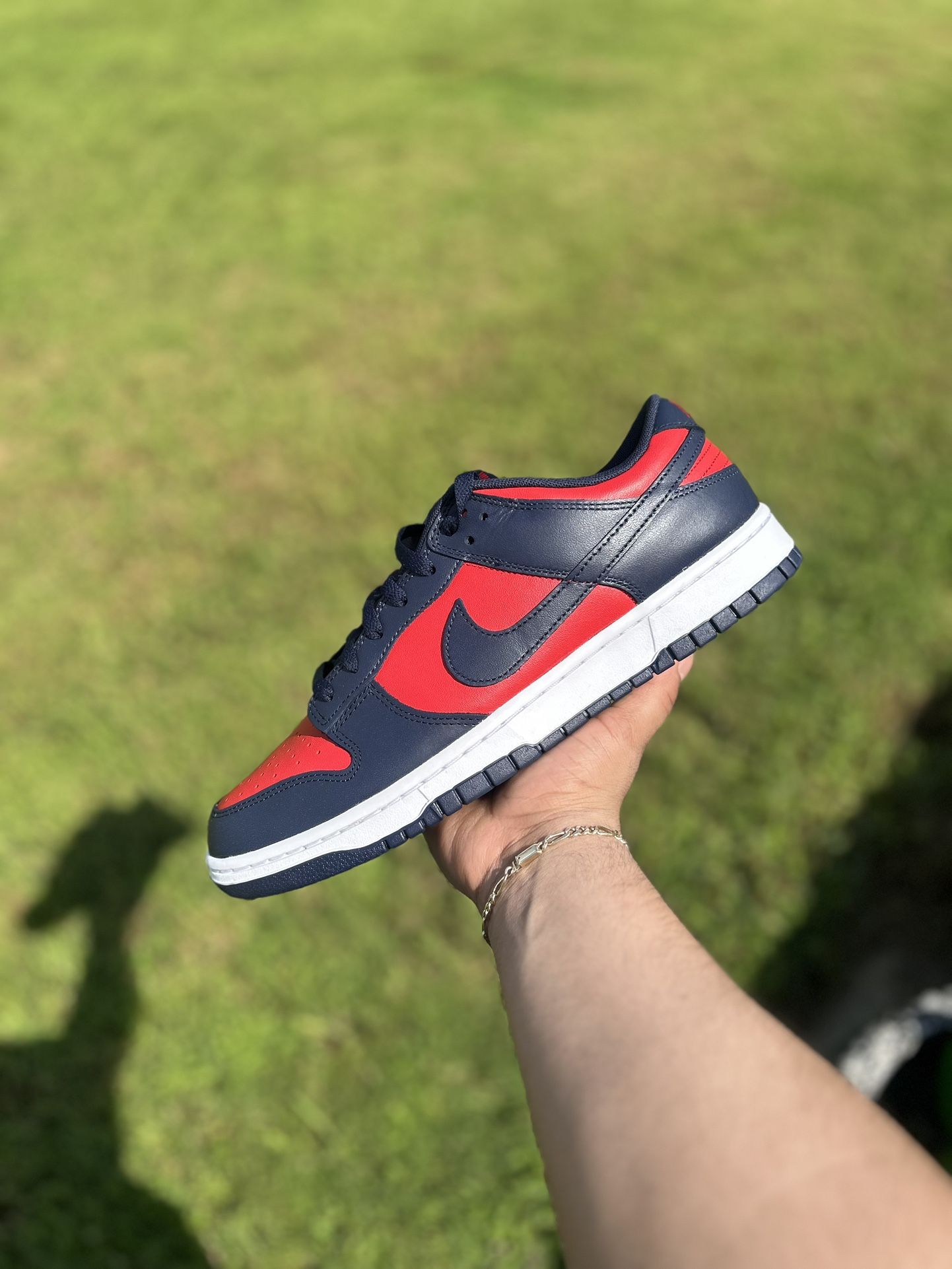 Nike Dunk Low Navy/Red Sz 12 