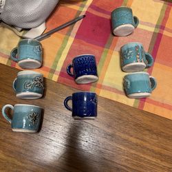 Handmade Tiny Espresso Mugs