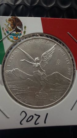 2021 Mexican Libertad 1 oz Silver Coin