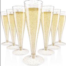 Champagne Flutes Disposable Pack 