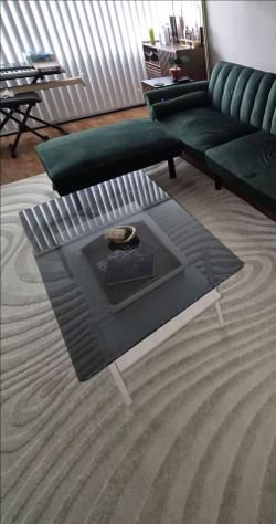 Coffee Table with a tempered glass top