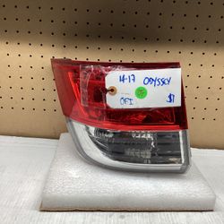 2014 - 2017 HONDA ODYSSEY LEFT DRIVER SIDE TAIL LIGHT