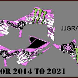 Yfz450r 2014 To 2021 Graphic Kit 