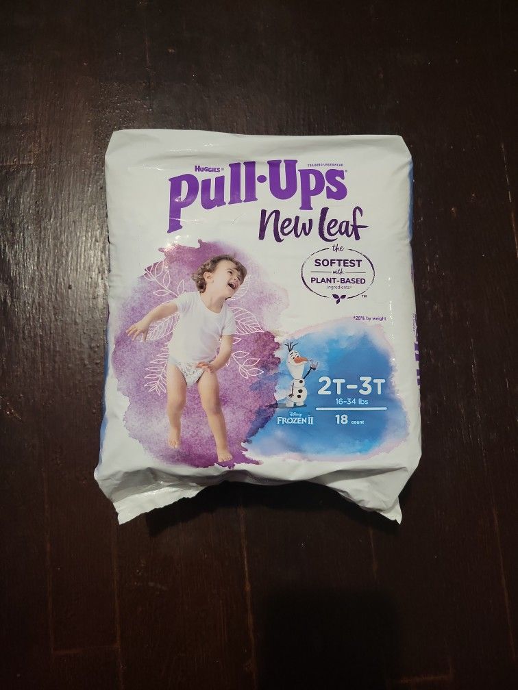 Pull Ups New Leaf Size 2T-3T