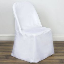 215 White Polyester Chair Covers 