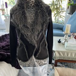 Sweater Jacket With Toggle Button