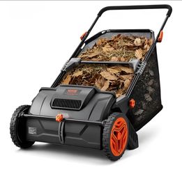 VEVOR 21” Lawn Sweeper / Leaf & Grass Push Sweeper – Open Box Like New