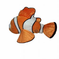Disney Store Authentic Original Finding Nemo Plush Clown Fish 18" L Stuffed Toy