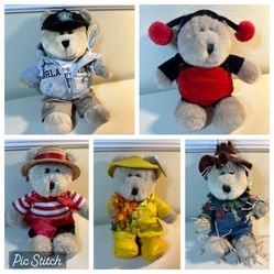 Starbucks Bearista Bear (lot of 5)