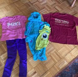 Family Monsters Inc. Monsters U Pixar Disney Halloween Costume Set