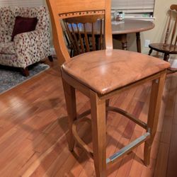 Three Cushioned Barstools (Price For All 3)