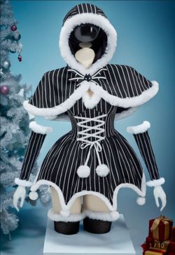 Jack skellington costume, Meowcos, Brand New