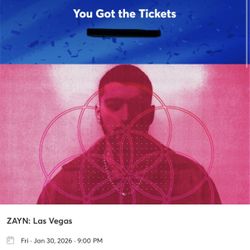 Zayn Concert Tickets Vegas Residency! 