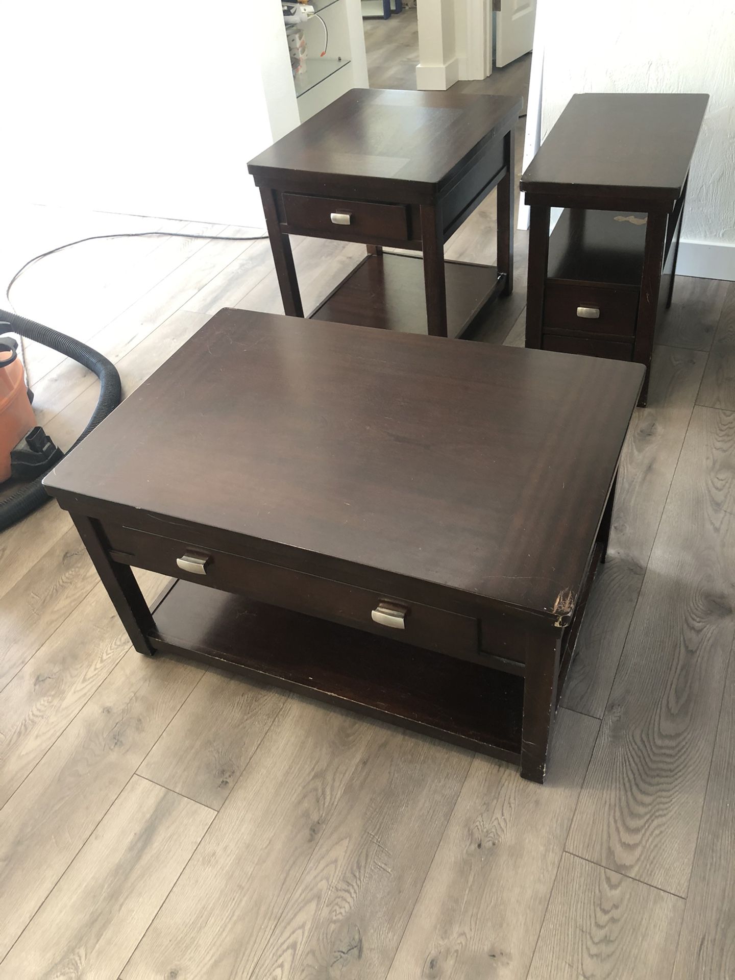 Free coffee table, end tables