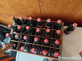 Vintage Coca-Cola 1950s wood crate for 24pk