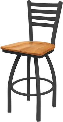 Holland Bar Stool Co. 41025PWMedMpl 410 Jackie Swivel Counter Stool, 25" Seat Height, Medium Maple