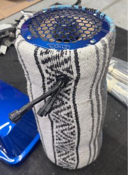 Serape bed roll speaker tube and crash bar pods