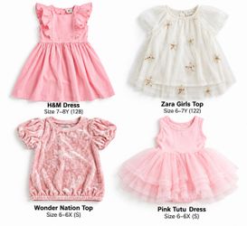 Girls Clothing Bundle – 4 Pieces | Sizes 6–8Y | H&M, Zara & More