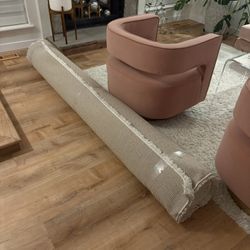 New 8x10 Fluffy White Rug