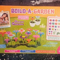 NIB Build A Garden Building Toy for Kids Educational Playset Flowers 98 Pieces' 