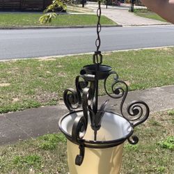 Vintage Quoizel Pendant Chandelier 