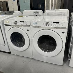 Washer and Dryer NEW White Front Load Electric Stackable 