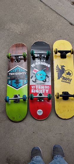 Skateboards $10 EACH