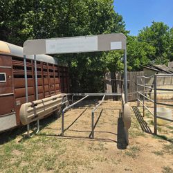 Shopping Cart Rack. 