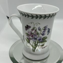 Portmeirion Pimpernel Botanic Garden 8013 Sweet Pea Tea or Coffee Cup Flared Mug   This stunning Portmeirion Pimpernel Botanic Garden 8013 coffee mug 