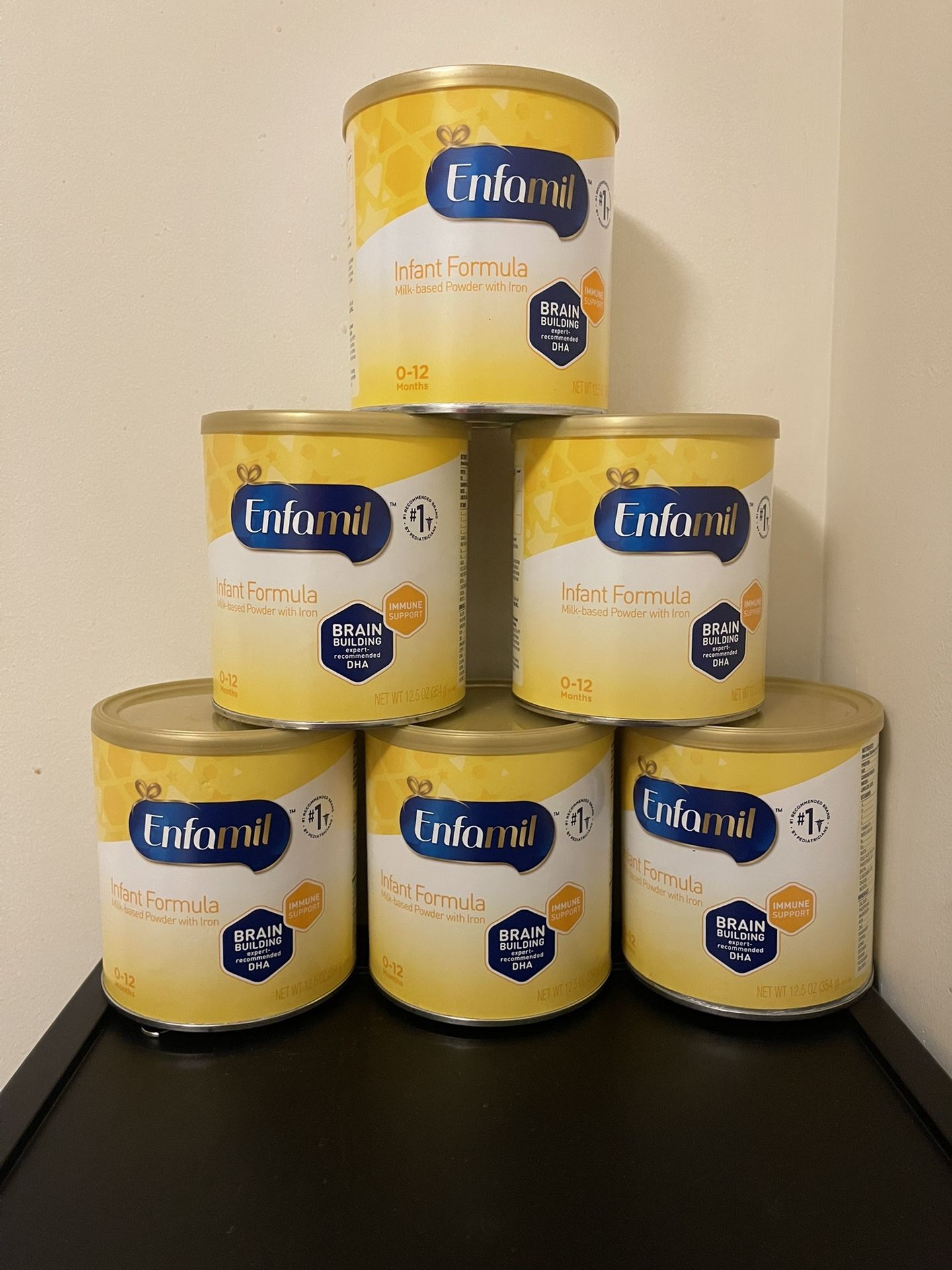 (6) Enfamil Premium Baby Formula Milk-Based With Iron- 12.5oz EXP. 11/26