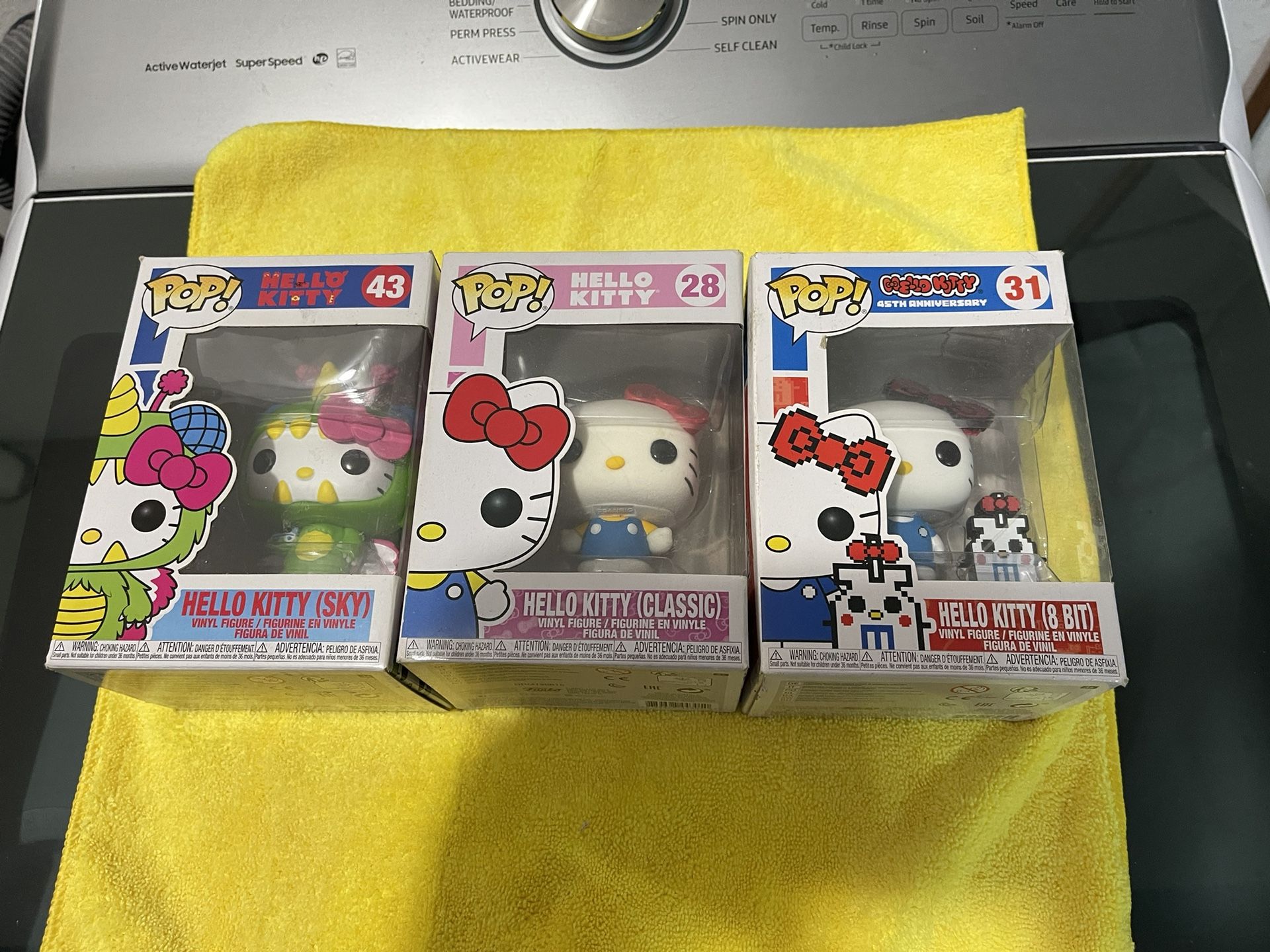 (3) Hello Kitty Funko Pops