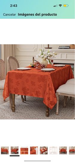 Fall tablecloth