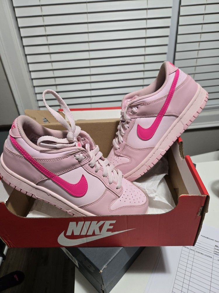 Triple Pink Dunks