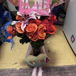 V Day Flowers And Bundle 