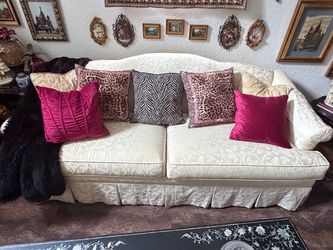 Couch with design