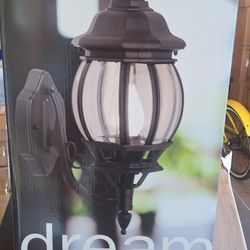 Wall Light,  New" Outdoor Wall Lanterns Black