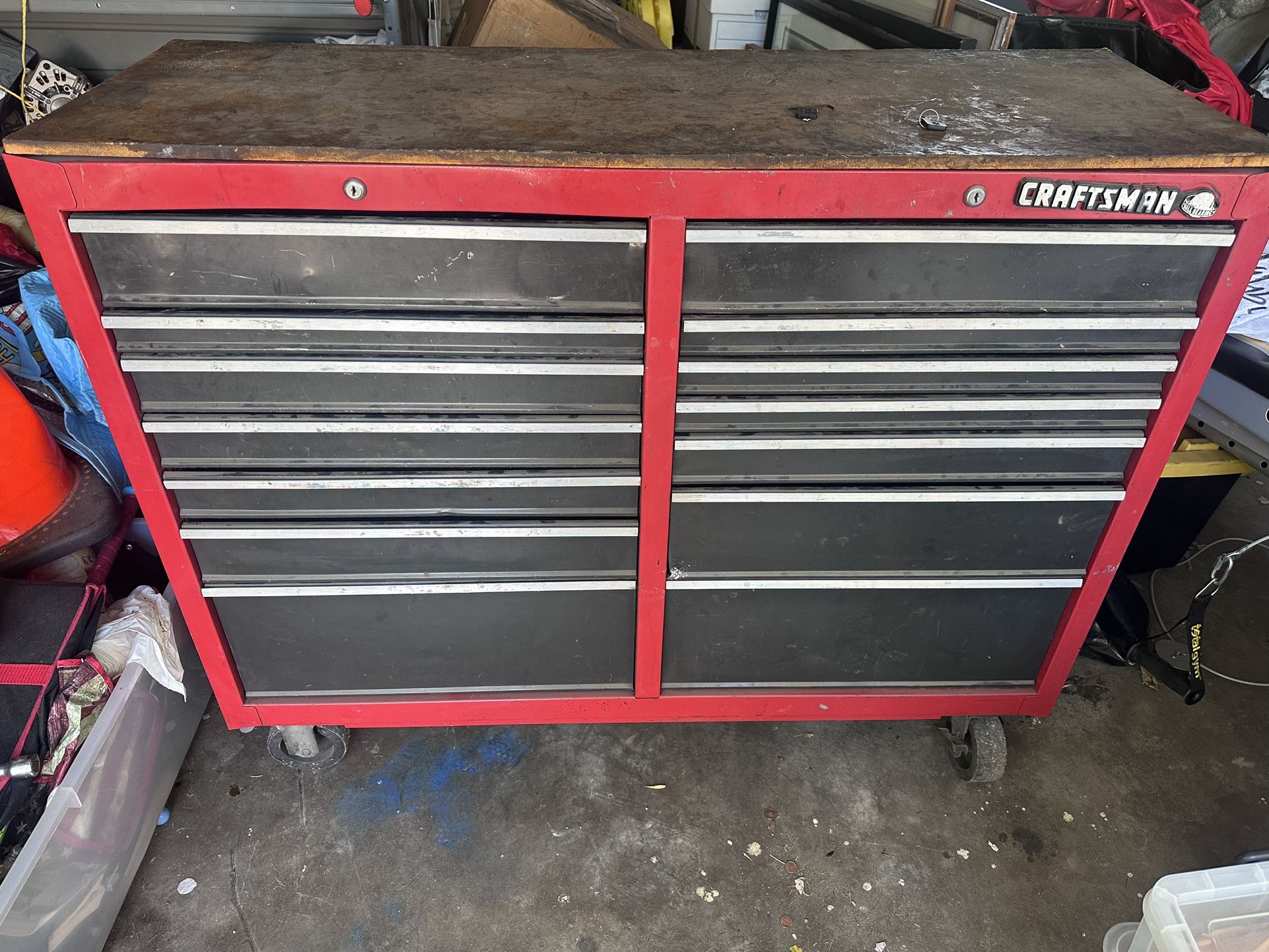 Craftsman Tool Box With Key Full With Tools